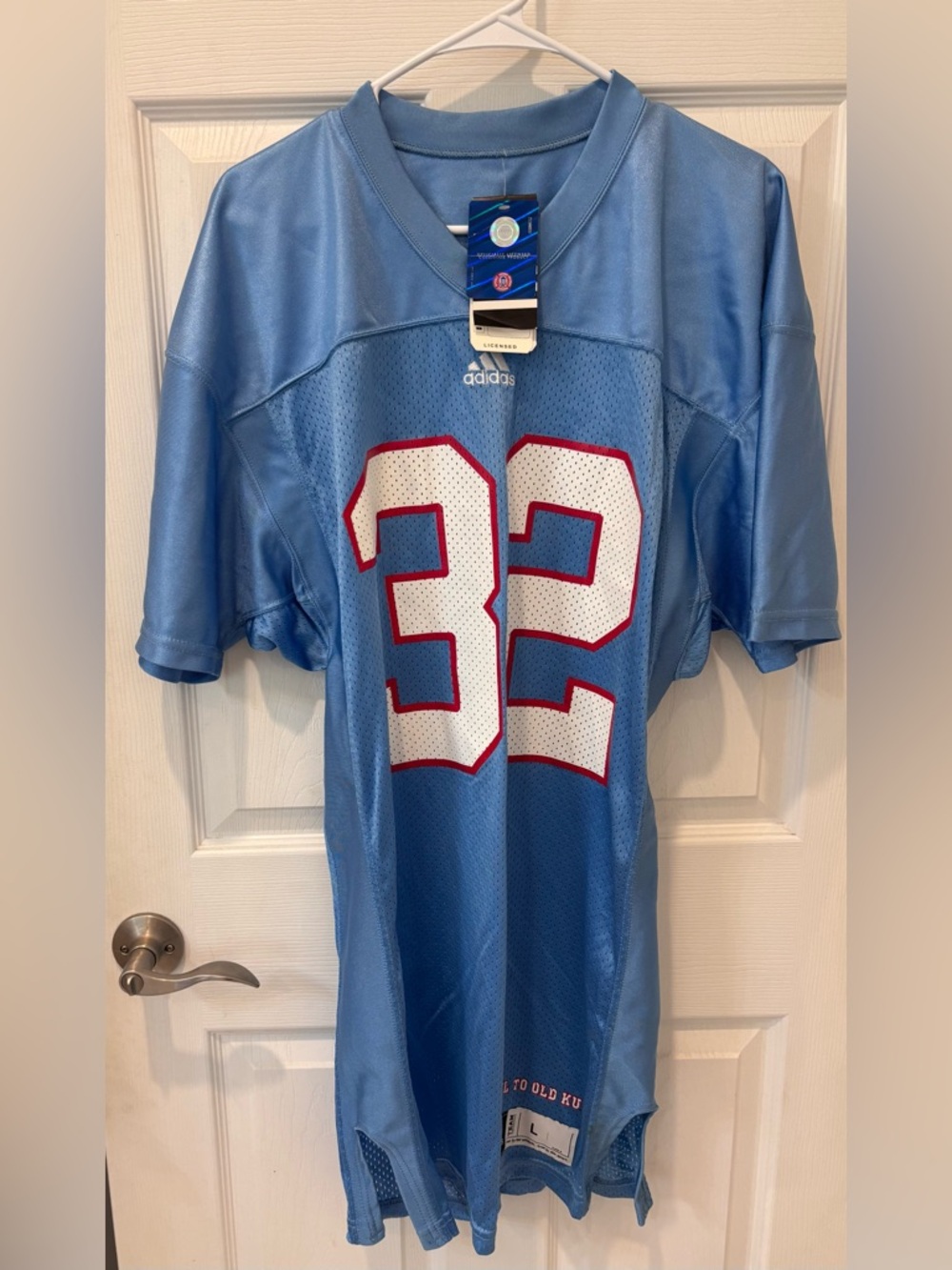 Adidas‎ University of Kansas- Hail to old KU
Powder Blue